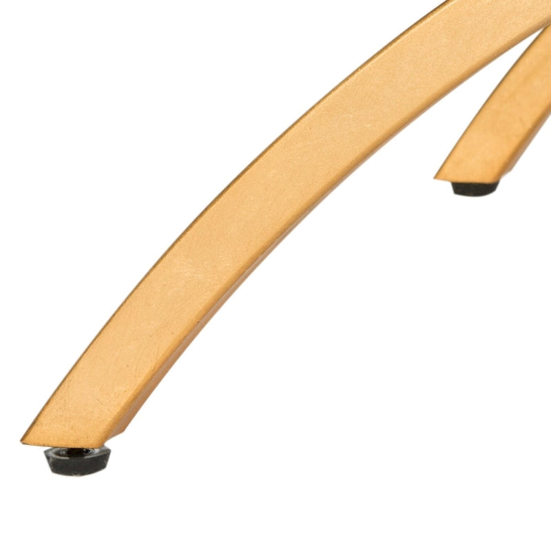 Banco Arc Tapizado Azul Marino/Dorado, un asiento – Disponible en 3 colores