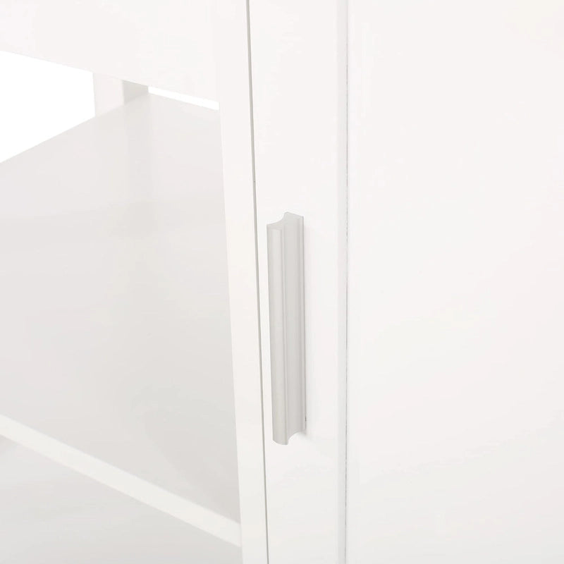 Carrito de cocina contemporáneo natural + blanco/negro/gris con ruedas, con capacidad para 1 persona
