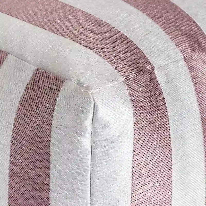 Puf otomano cuadrado (rosa/verde azulado/azul), interior/exterior, asiento individual