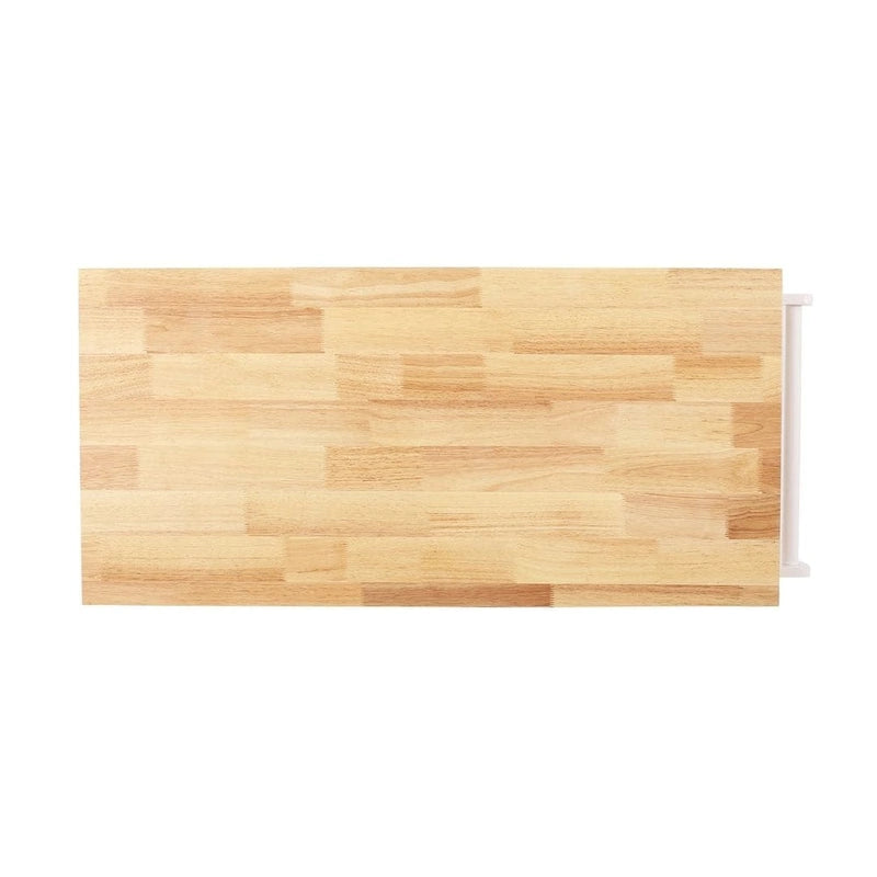 Carro de cocina moderno con ruedas, cajón y armario, negro/gris/blanco