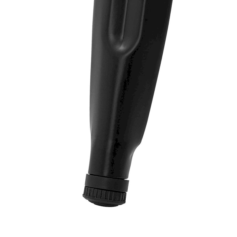 Mesa de bar industrial, Negro/Marrón, Acero y Olmo, 2 personas