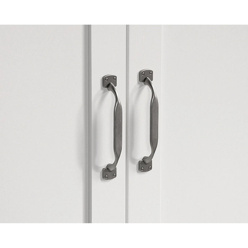 Armario de almacenamiento - Blanco / Roble Highland / Sicomoro Plateado, Individual