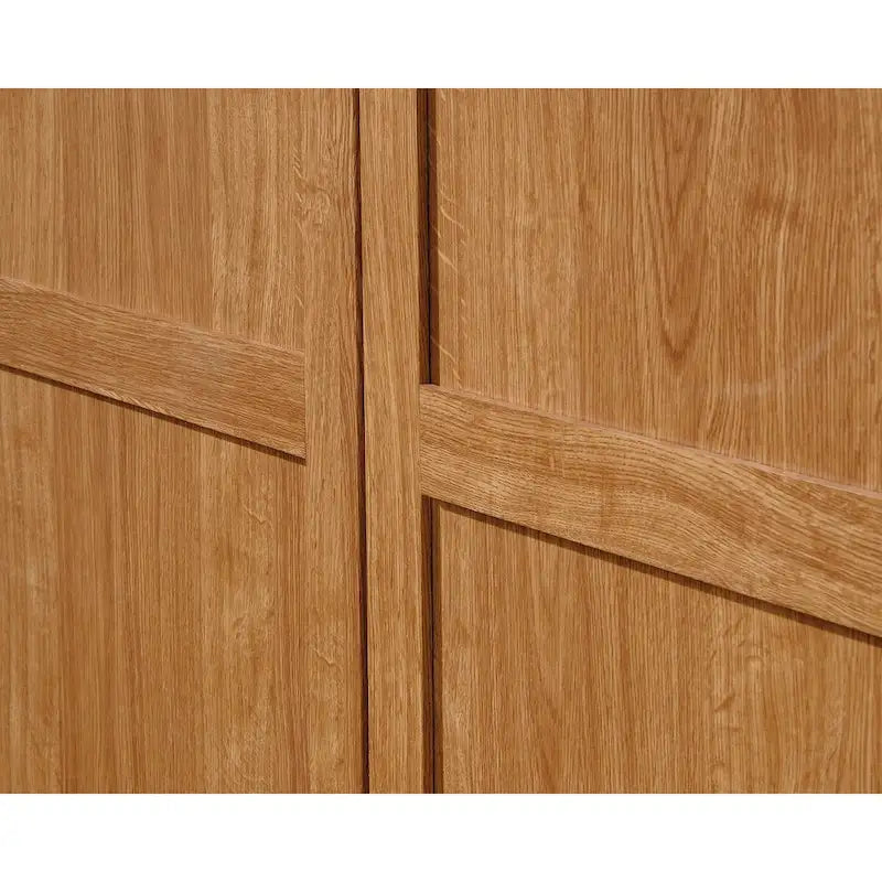 Armario de almacenamiento - Blanco / Roble Highland / Sicomoro Plateado, Individual