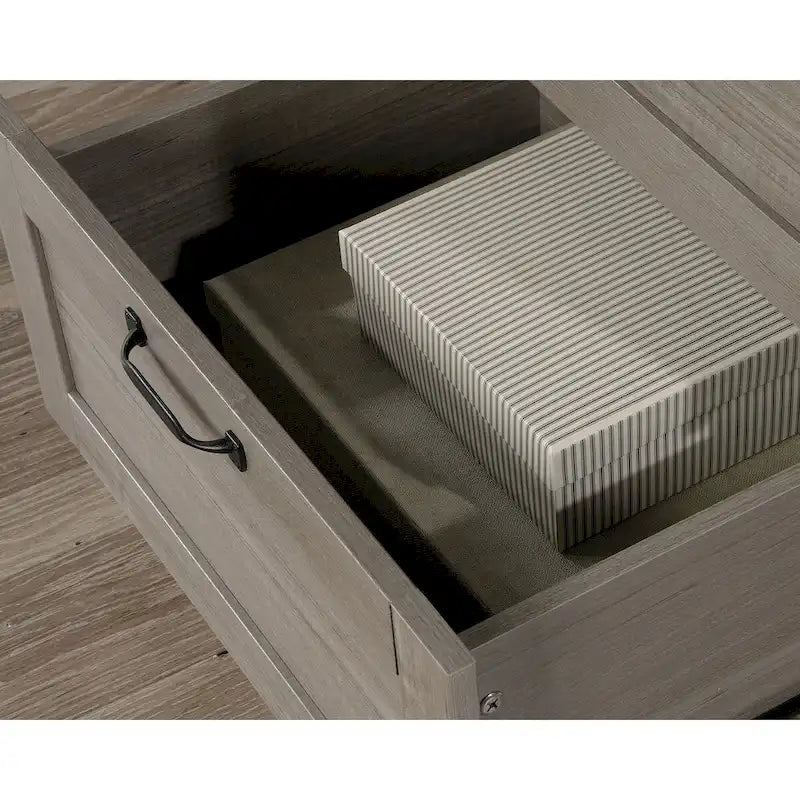 Armario de almacenamiento - Blanco / Roble Highland / Sicomoro Plateado, Individual